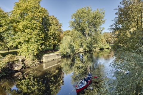 Kanu fahren auf der Oker