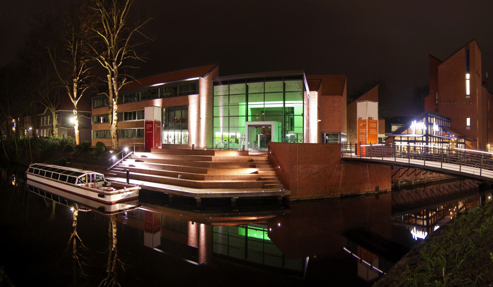 Art Gallery Emden at Night, © Kunsthalle Emden/ Edition Lichtblick/Schildmann