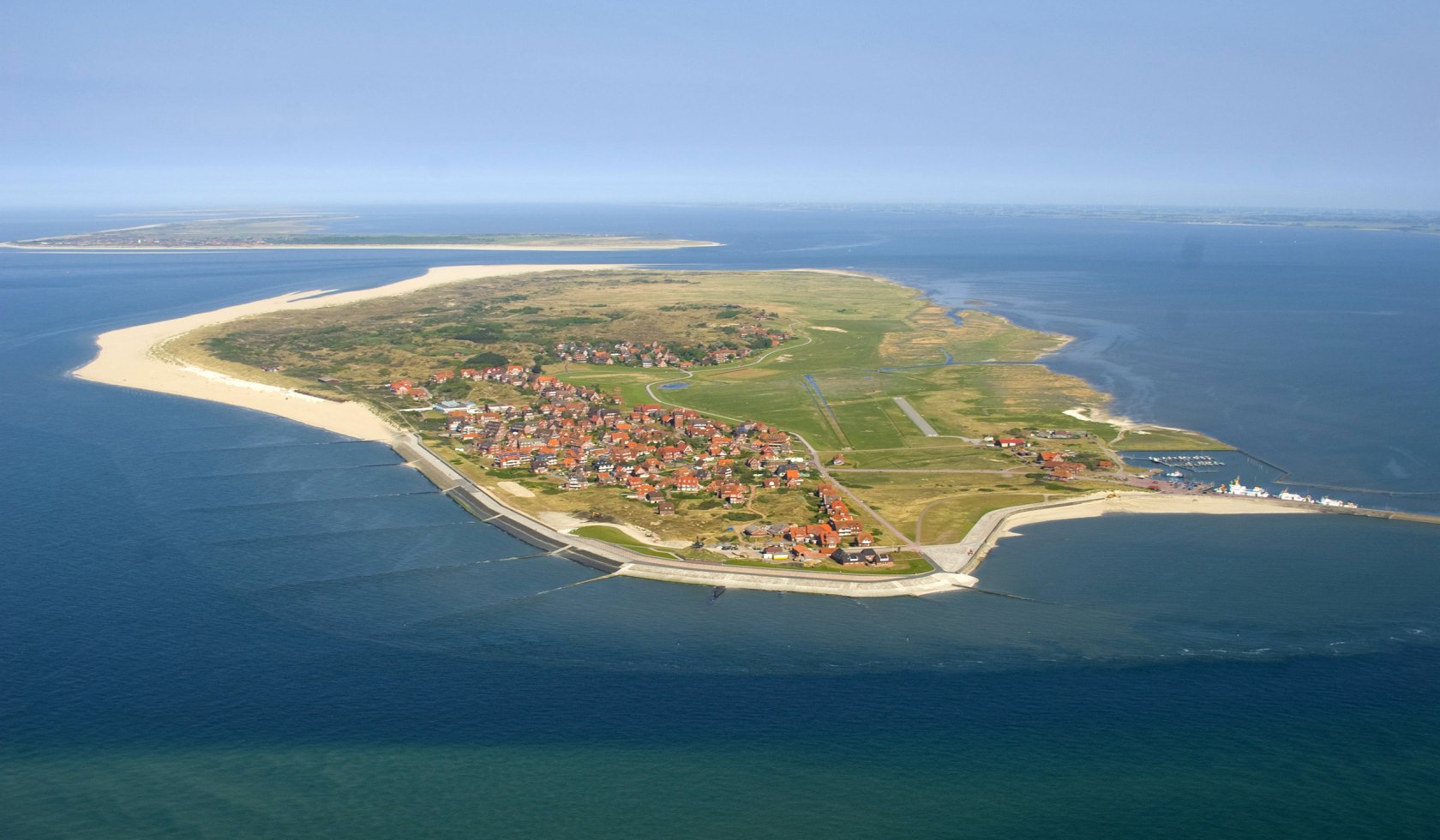 Aerial view of Baltrum, © Kurverwaltung Baltrum/ Olaf Klün