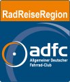 The ADFC logo for the quality cycle routes with three stars