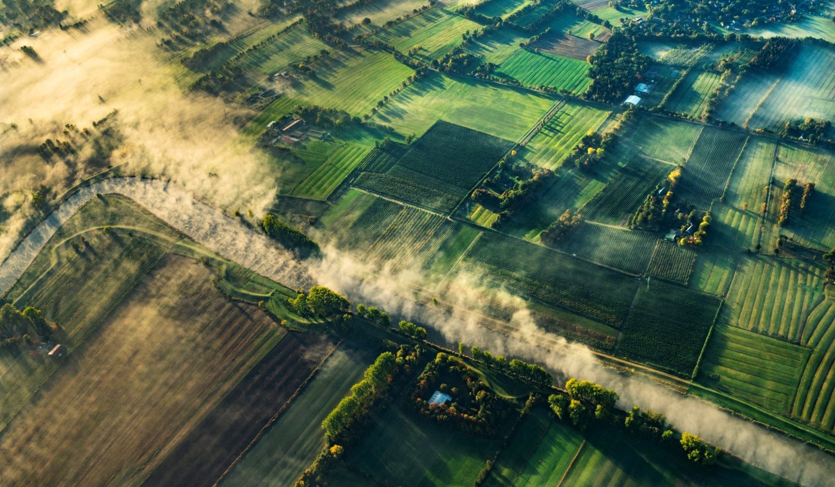 Oste near Großenwörden aerial view, © Martin Elsen