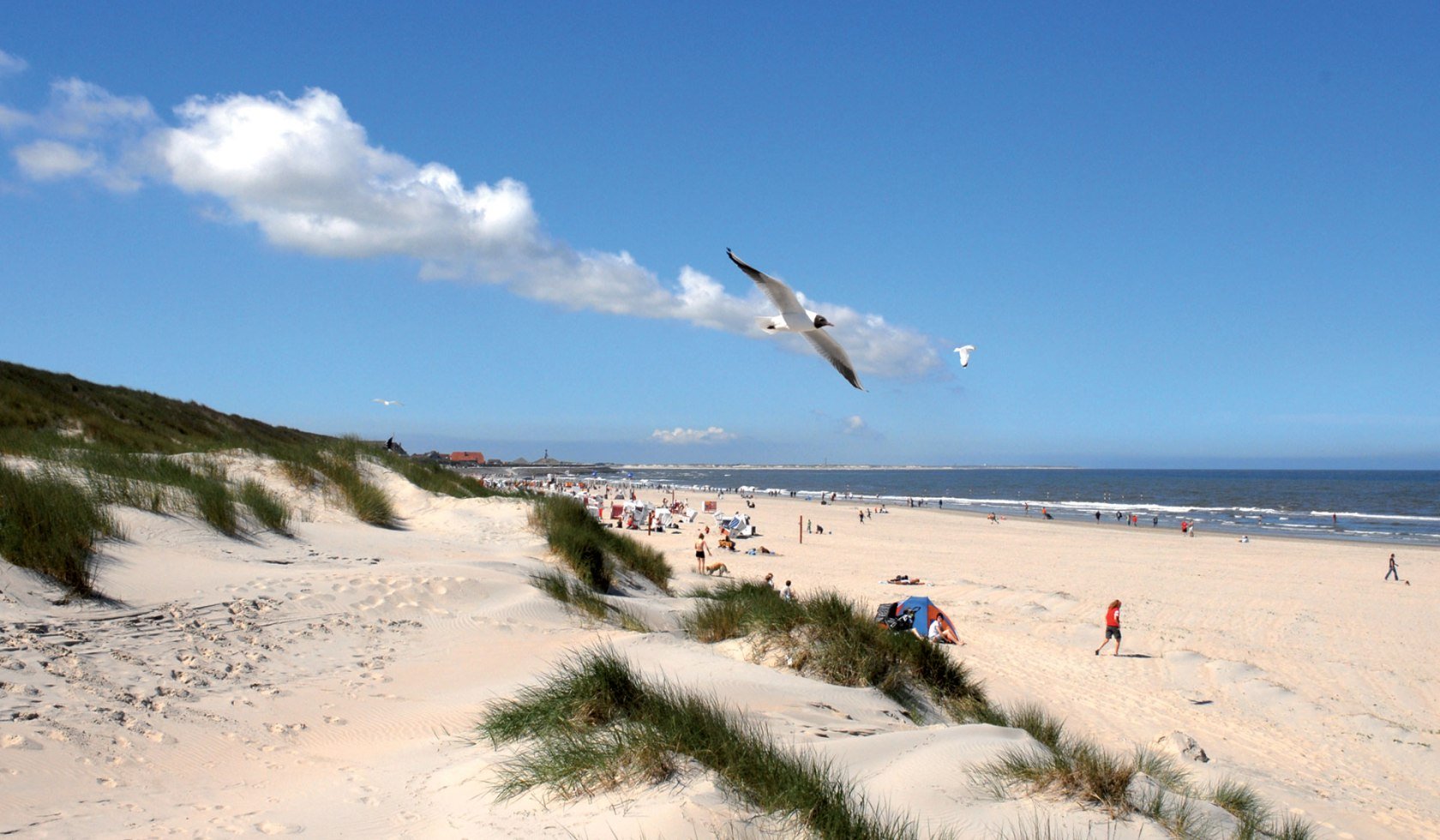 The beach of the East Frisian Island Baltrum, © Kurverwaltung Baltrum / Denis Metz