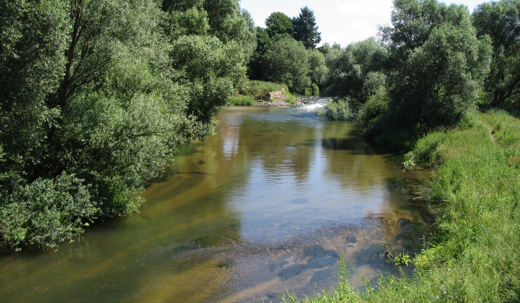 Rapids in the Oker at Hillerse, © www.boots-touren.de