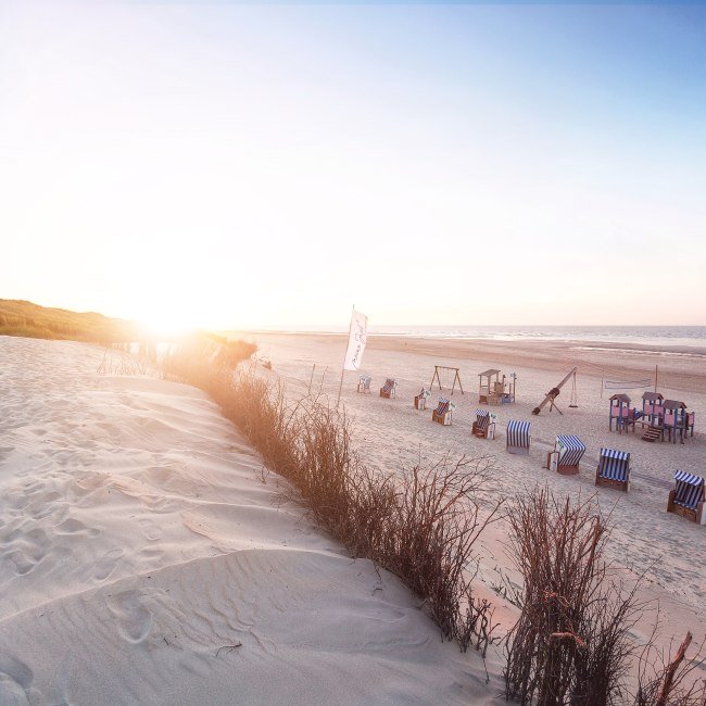 The beach section at the White Dune on Norderney, © Staatsbad Norderney GmbH/ Janis Meyer