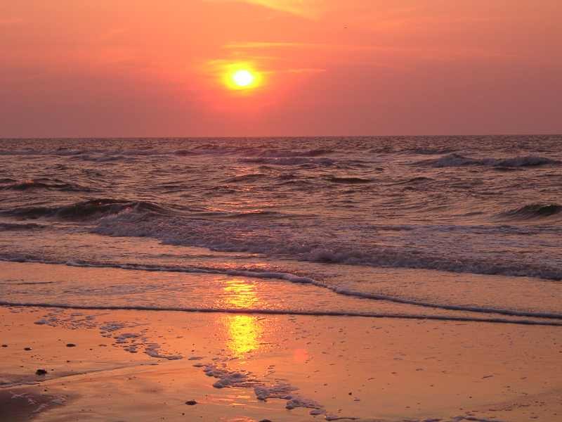 Sunset at the beach, © TOP Country Line Nordseehotel Freese