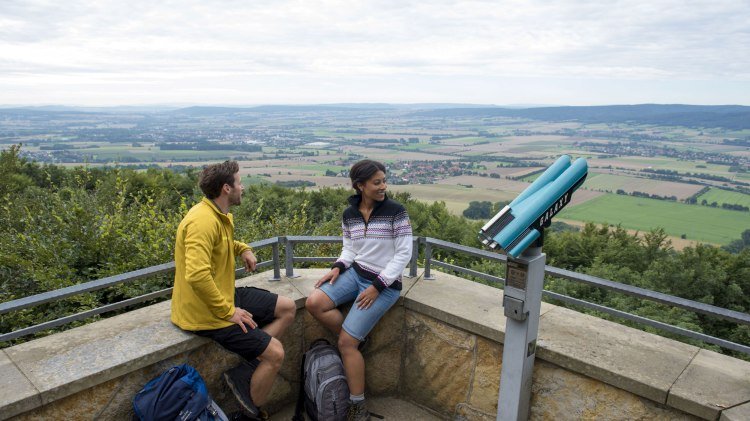 View at the Paschenburg EN, © Touristikzentrum Westliches Weserbergland / Jens König