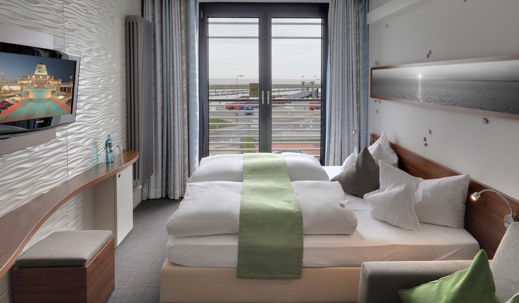 Double room, © Norddeicher Gastfreunde GmbH