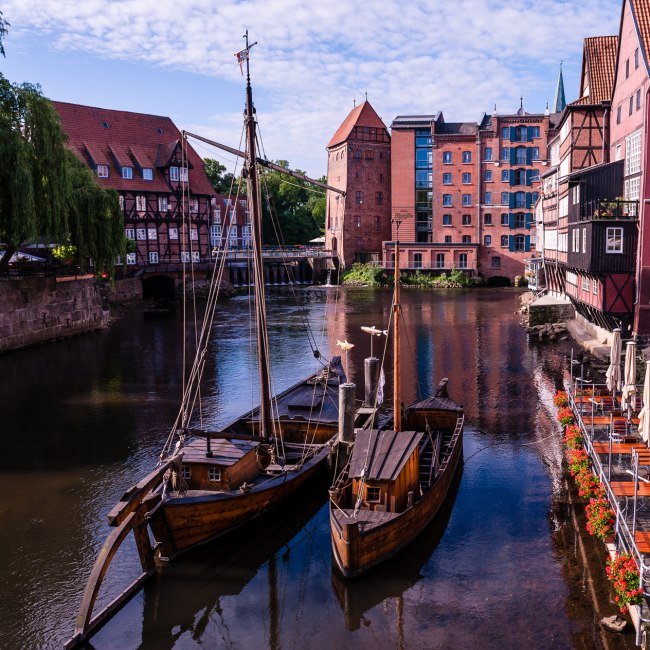 Am Stintmarkt Lüneburg, © Lüneburger Heide GmbH/Markus Tiemann