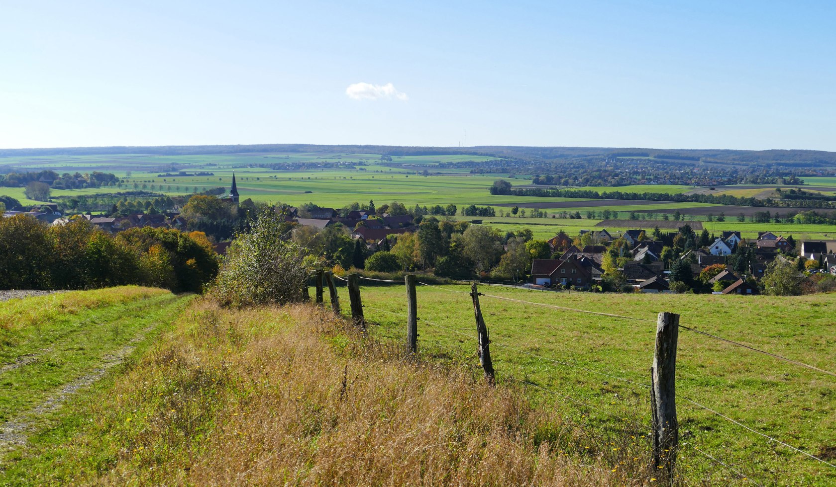 View over the slightly hilly landscape between Dorm and Elm, © Naturpark Elm-Lappwald/ Ulrich Scheithauer