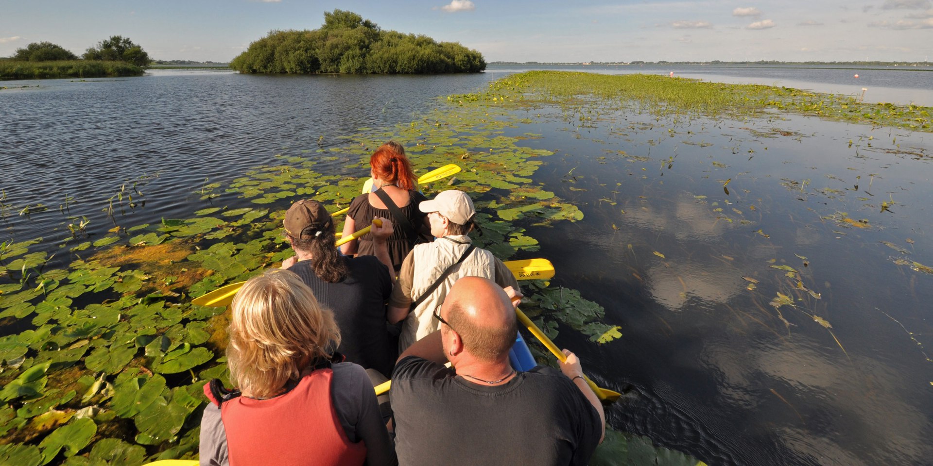 Canoeing on the Dümmer, © DümmerWeserLand-Touristik/ Oliver Lange