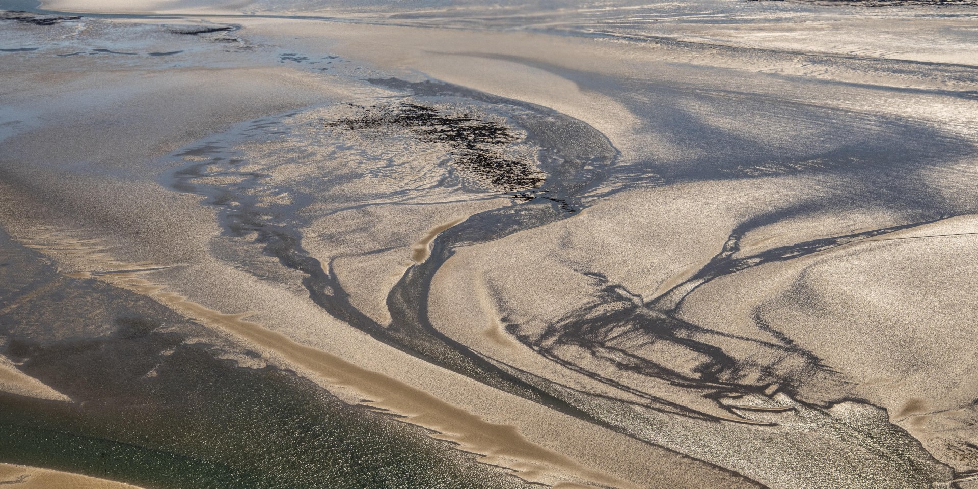 Aerial view of the Lower Saxony Wadden Sea, © Willi Rolfes