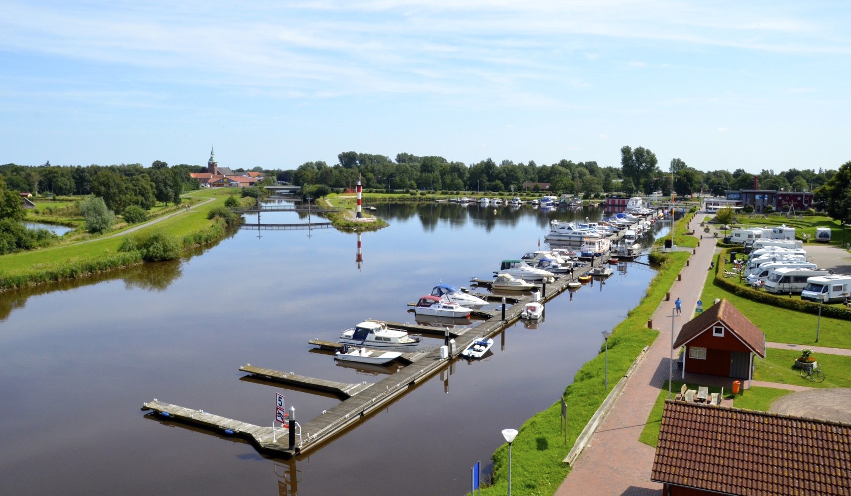Barßel harbour in the Oldenburg Münsterland, © W. Stelljes