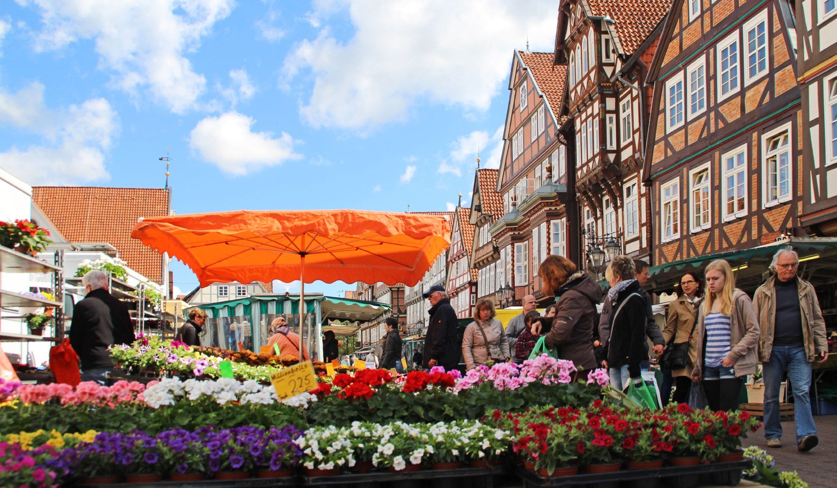 Celle Wochenmarkt, © Celle Tourismus und Marketing GmbH/ Ingo Misiak