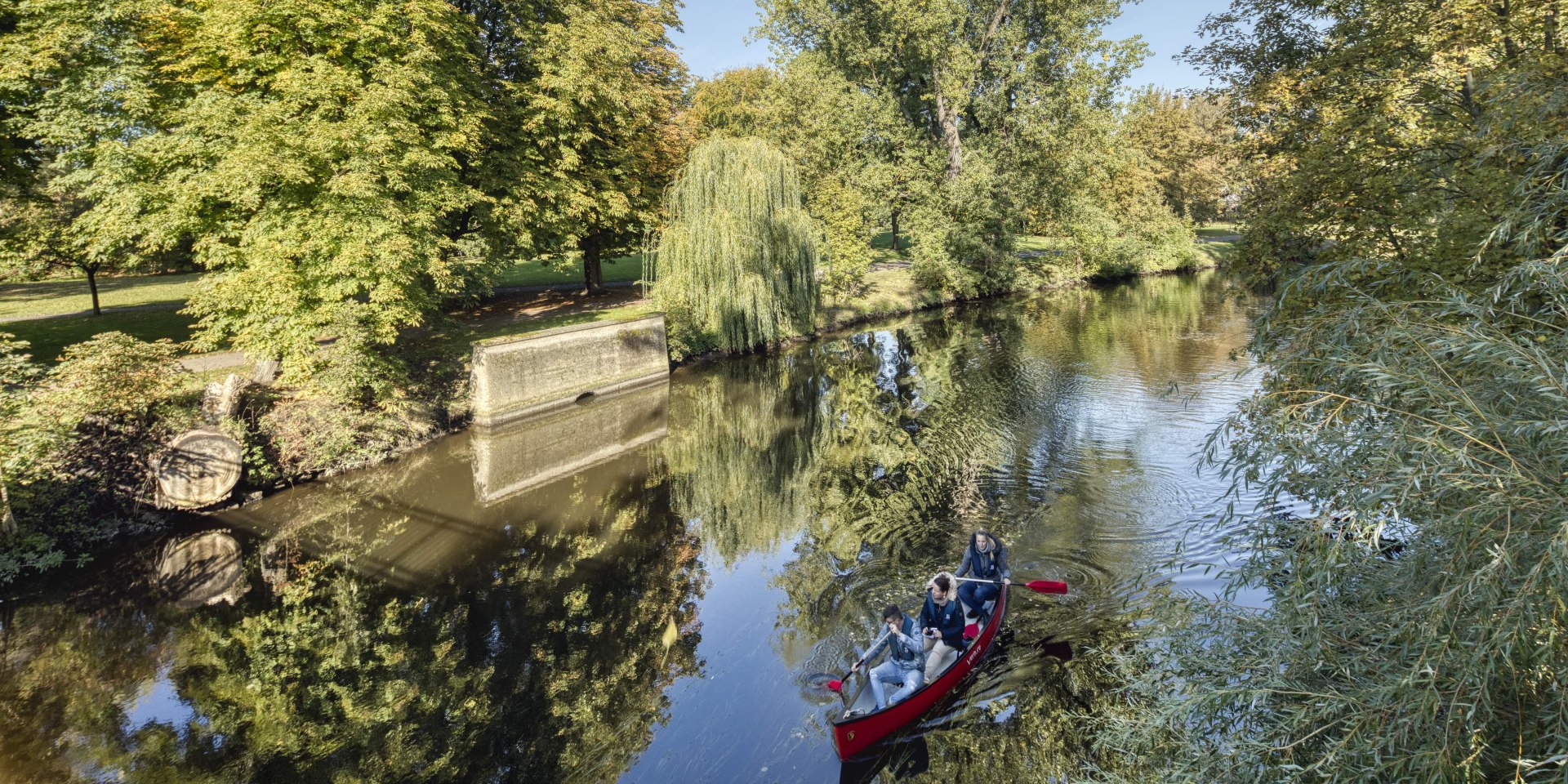 Canoe on the Oker, © Christian Bierwagen