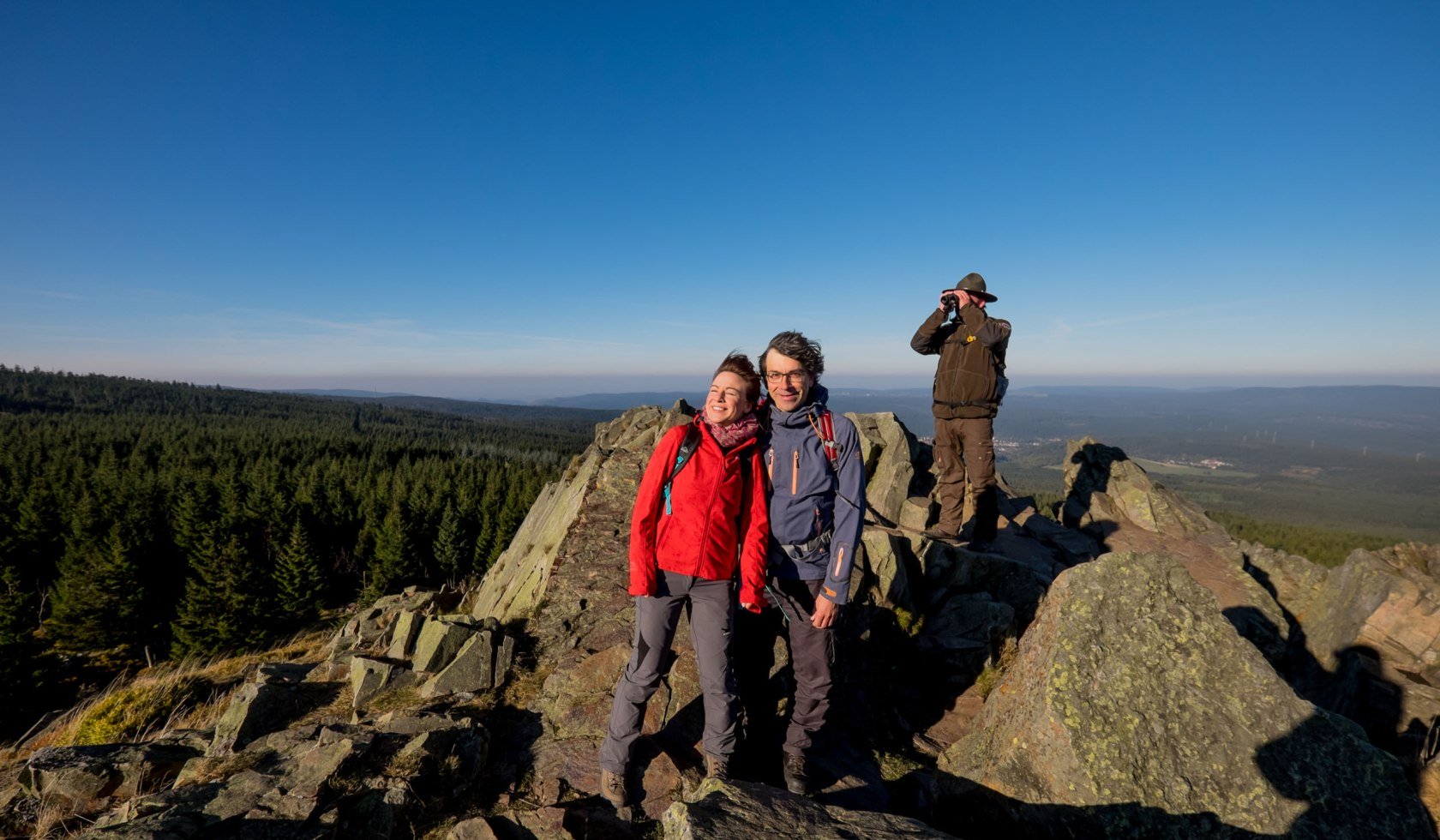 Ranger guided tour at Wolfwarte, © Nationalpark Harz / dietrichkuehne.com