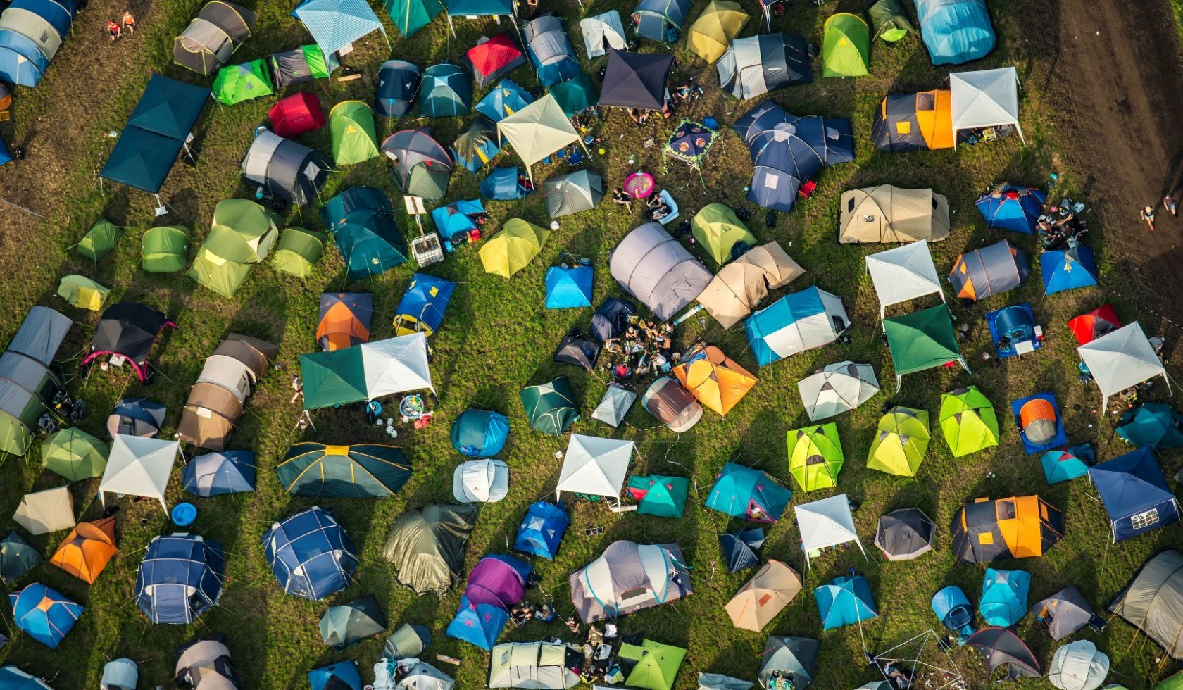 Deichbrand Festival Aerial Photo, © Martin Elsen