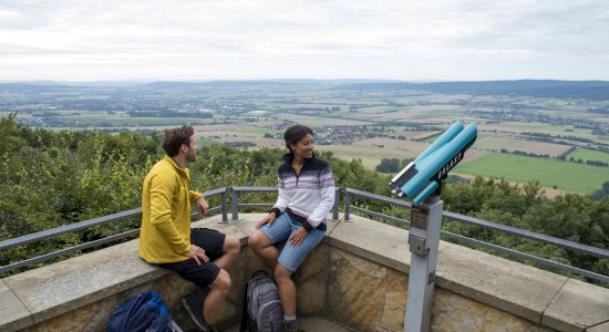 View at the Paschenburg EN, © Touristikzentrum Westliches Weserbergland / Jens König