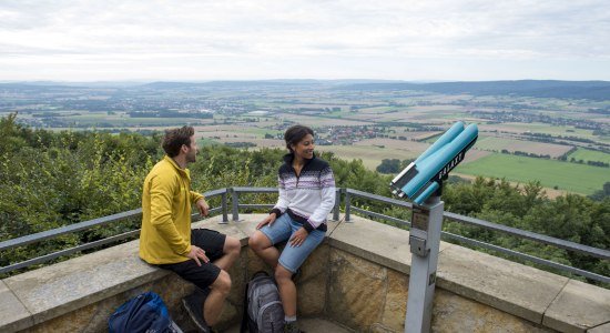 View at the Paschenburg EN, © Touristikzentrum Westliches Weserbergland / Jens König
