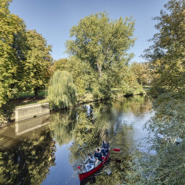 Canoe on the Oker, © Christian Bierwagen