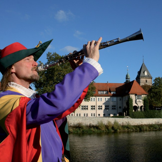 The Pied Piper of Hamelin at the Weser, © Hameln Marketing und Tourismus GmbH