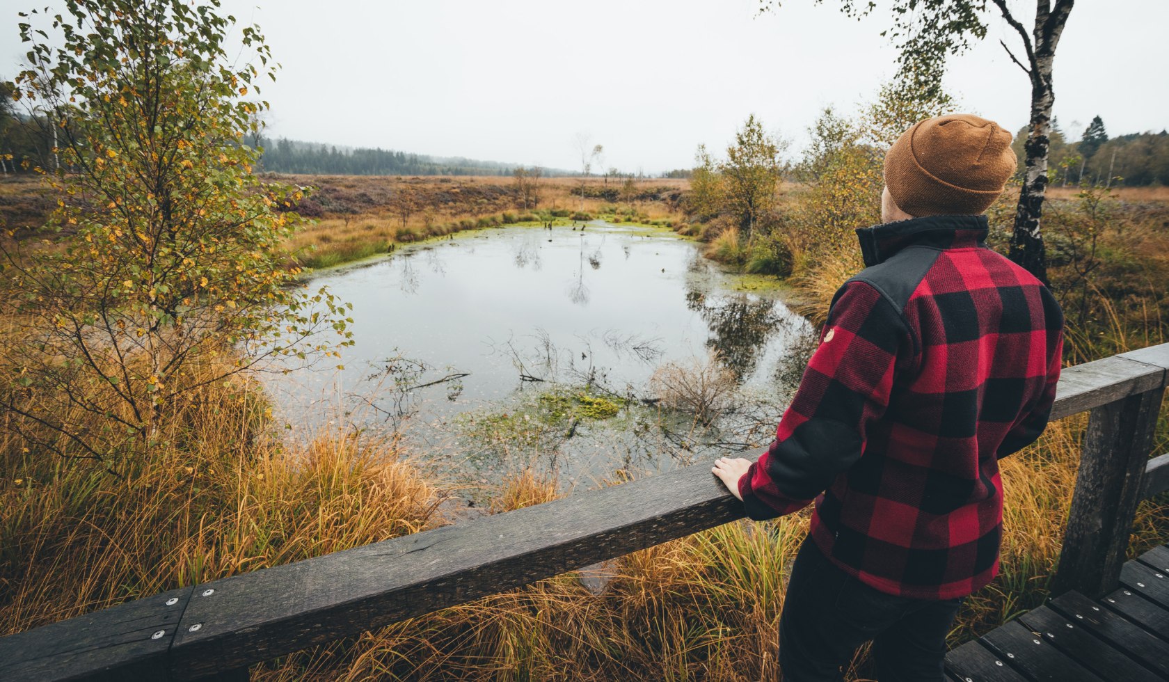 Wanderer im Naturpark Solling Vogler im Weserbergland, © TMN/ Hannes Becker