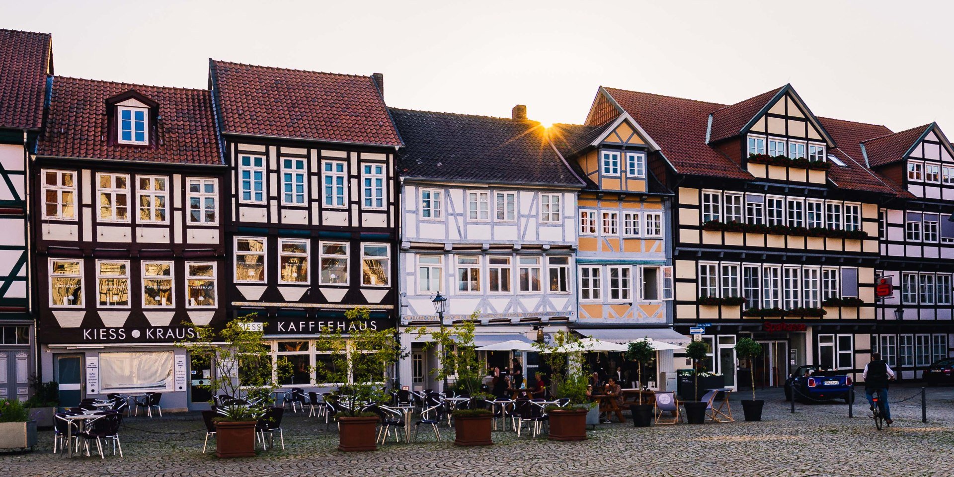 Half-timbered houses in Celle, © Marco Bredekamp