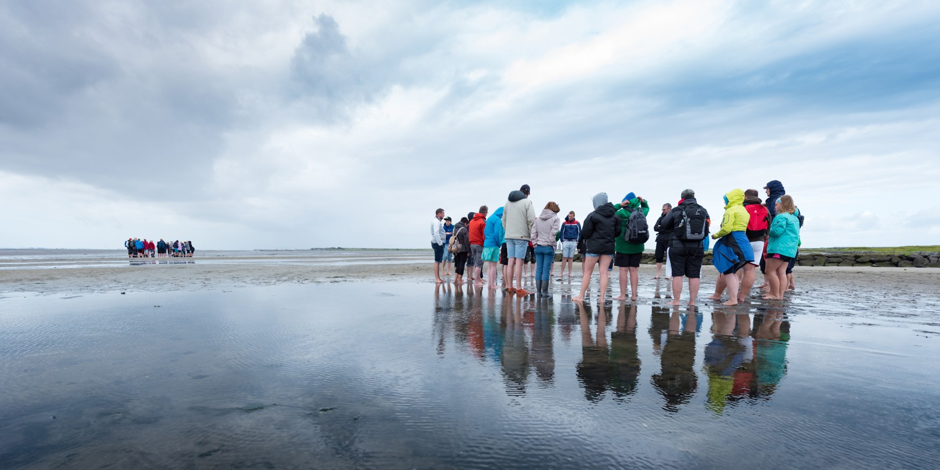 Wattwandern vor Wangerooge, © Kurverwaltung Wangerooge/ Kees van Surksum