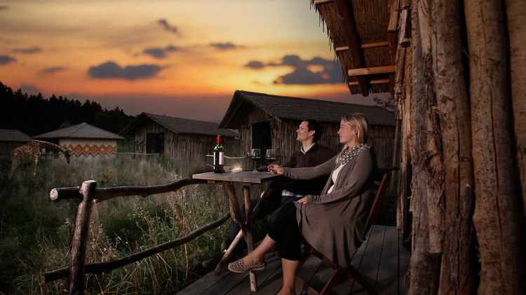 Masai-Mara-Lodges im Serengeti-Park, © Serengeti-Park Hodenhagen GmbH