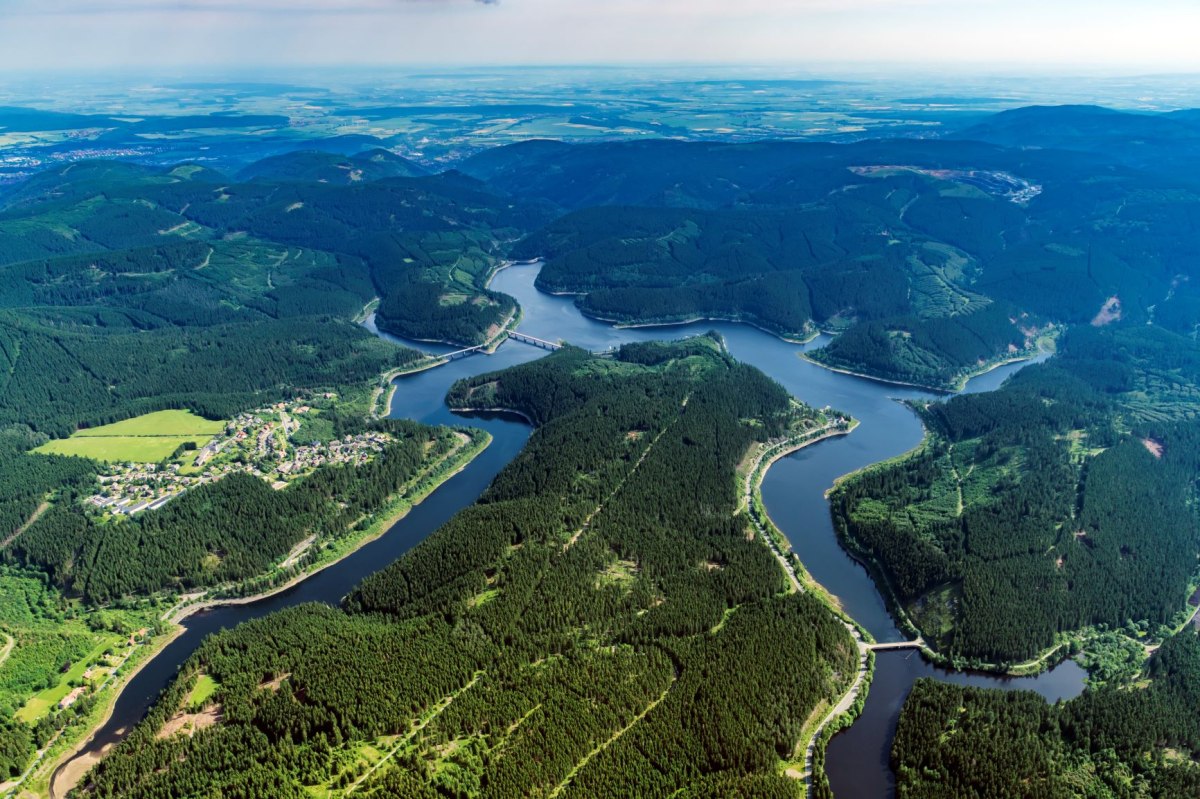 Oker Reservoir Harz Aerial Photo, © Martin Elsen