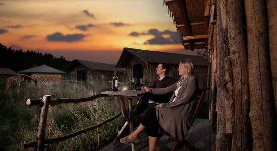 Masai-Mara-Lodges im Serengeti-Park, © Serengeti-Park Hodenhagen GmbH