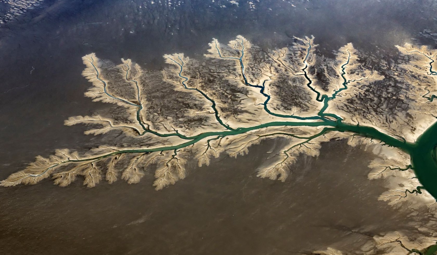 Wadden Sea Aerial Photo, © Martin Elsen