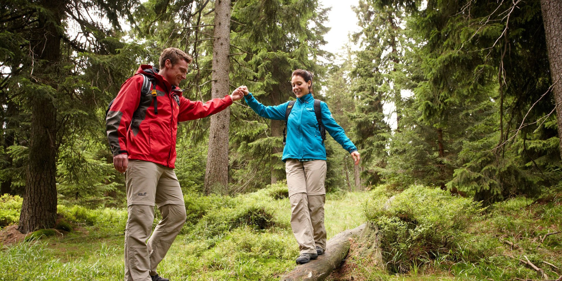 hiking couple in harz , © Harzer Tourismusverband / Marcus Gloger