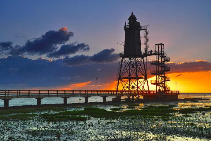 lighthouse Obereversand, © Pixabay, Wolfgang Stemme