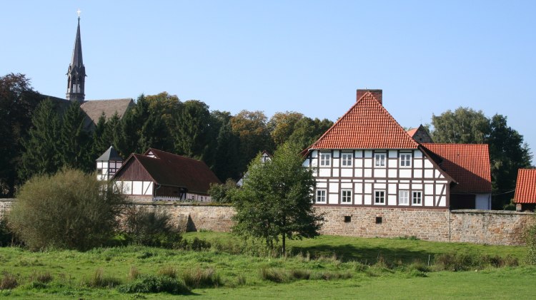 Kloster Loccum am Pilgerweg Loccum-Volkenroda, © Mittelweser Touristik GmbH