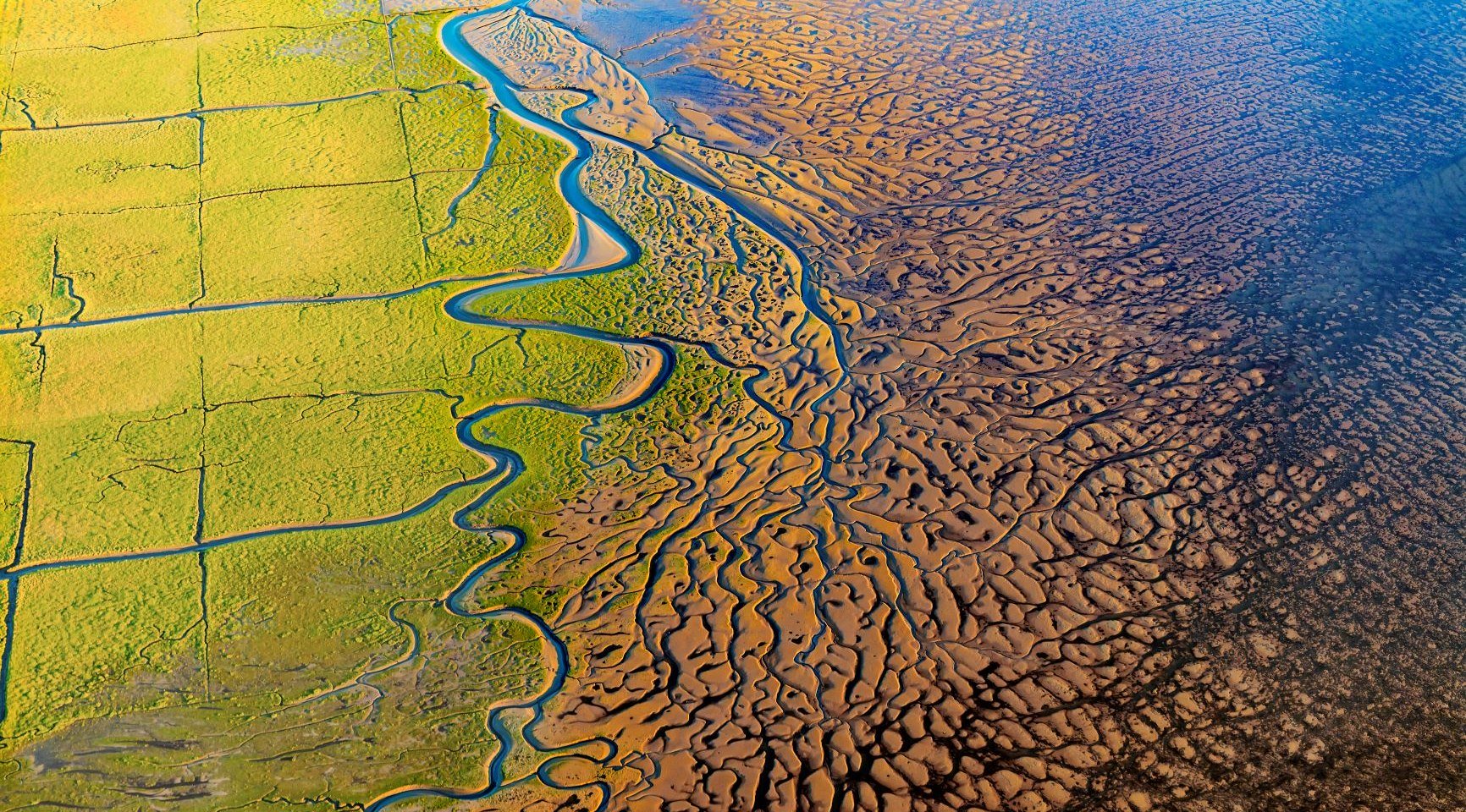 Wadden Sea World Heritage Aerial View, © Martin Elsen