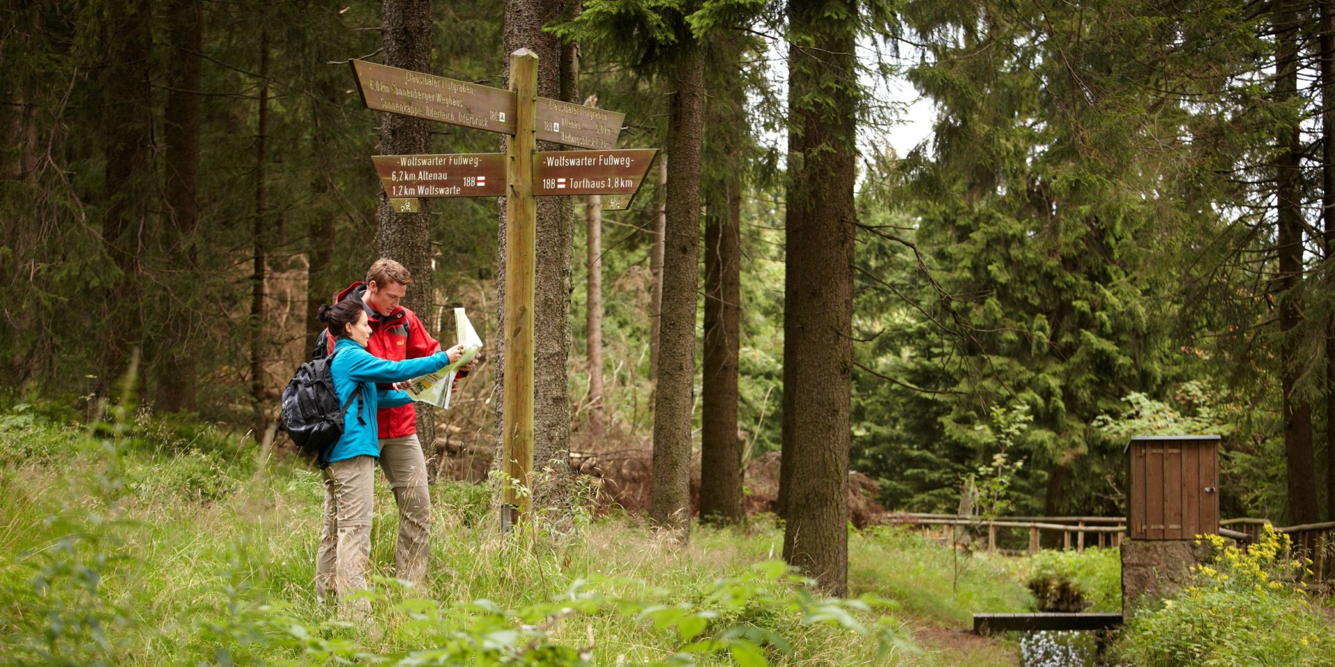 hiking couple , © Harzer Tourismusverband / M.  Gloger