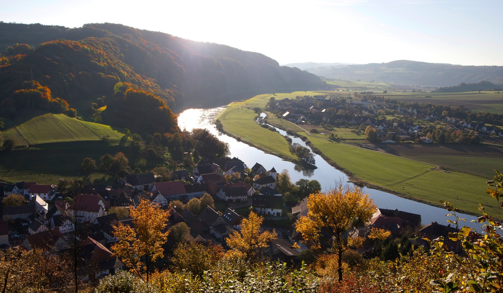 Weser river view, © Hameln Marketing und Tourismus GmbH