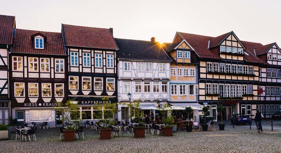 Half-timbered houses in Celle, © Marco Bredekamp