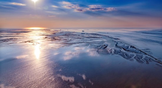 Wadden Sea World Heritage Cuxhaven aerial view, © Martin Elsen