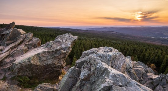 Sunset in the Harz Mountains, © TMN / Markus Tiemann