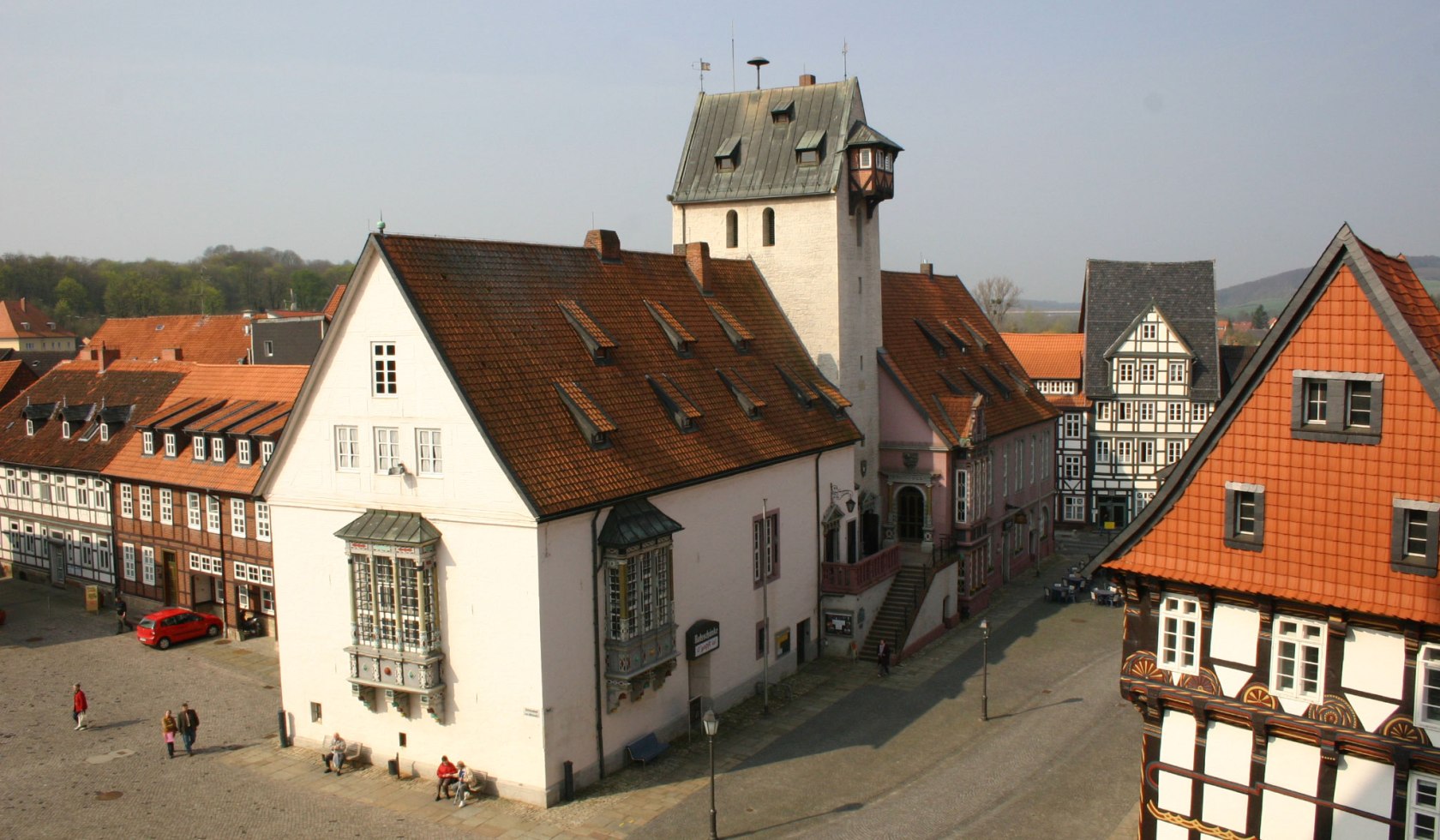 Town hall and market place, © Stadt Bad Gandersheim/ Manfred Kielhorn