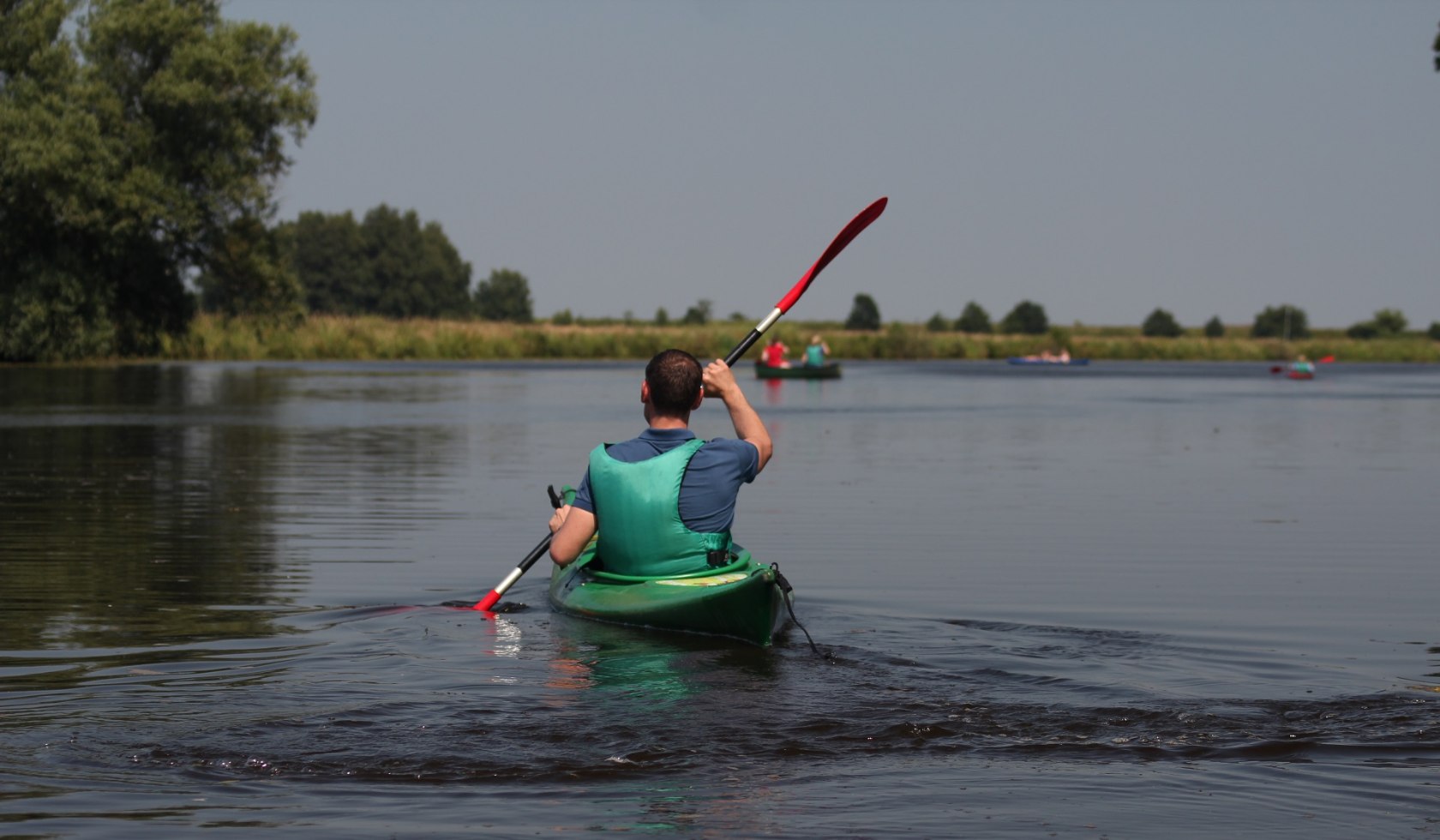 Water Hiking on the Hamme, © Touristikagentur Teufelsmoor/Karsten Schöpfer