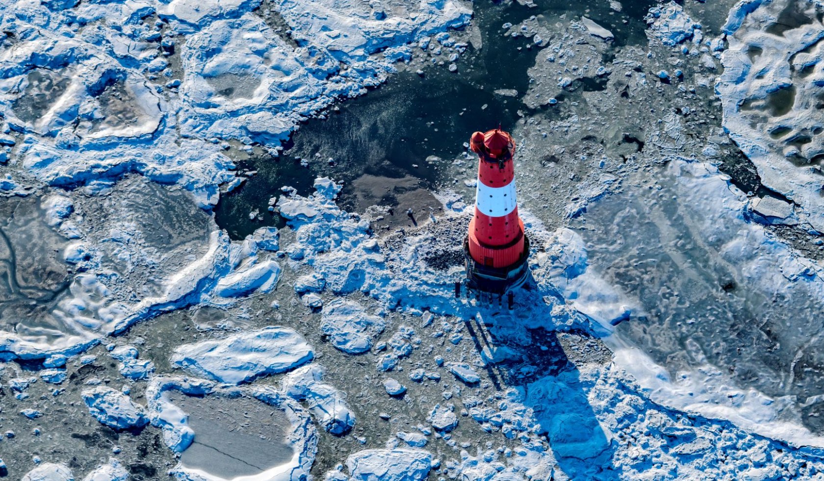 Arngast Lighthouse aerial view, © Martin Elsen