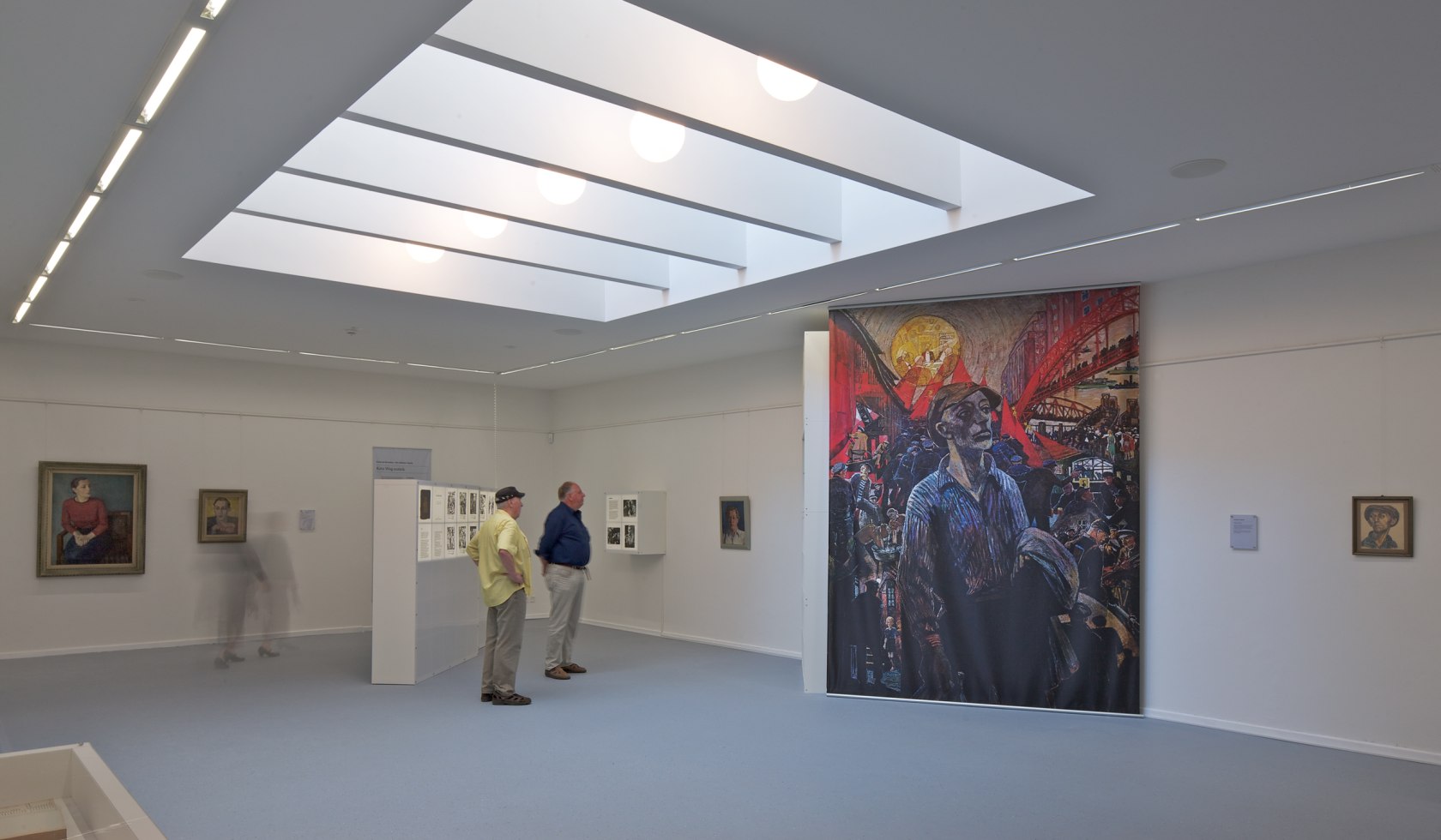 View into the exhibition rooms of the Worpsweder art gallery, © Worpsweder Museumsverbund / Rüdiger Lubricht